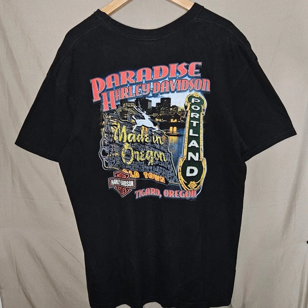 Harley Davidson Mad‎ Ride Jester Graphic Tee - Picture 2 of 6